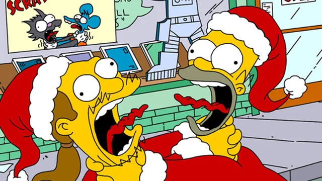 Simpsons Christmas Jigsaw Puzzle