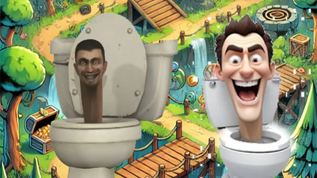Skibidi Toilet Cross The Road