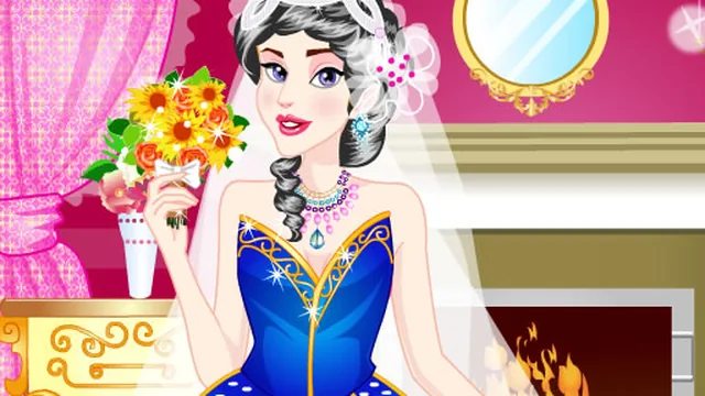 Sleeping Princess Wedding Dress up