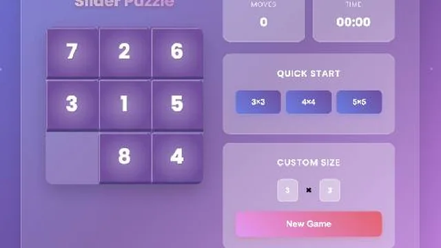 Sliding Number Puzzle &ndash; Classic Brain Teaser