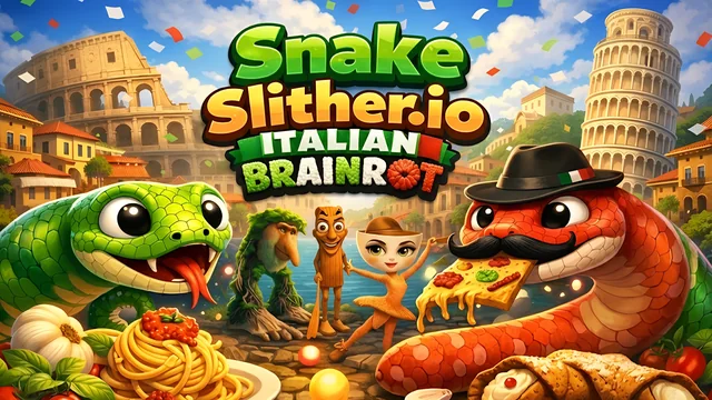 Snake Slither.io Italian Brainrot game thumbnail