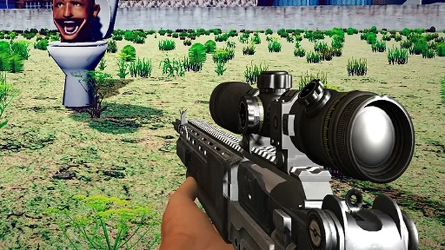 Sniper Hunting Skibidi Toilet