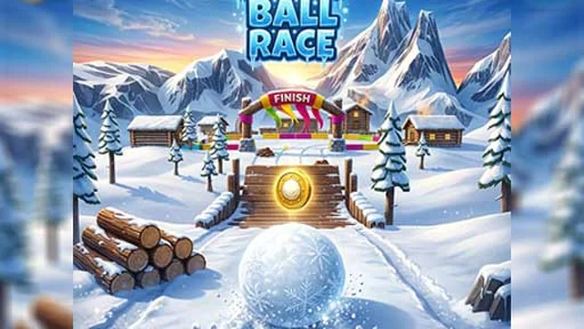 Snow Ball Race game thumbnail