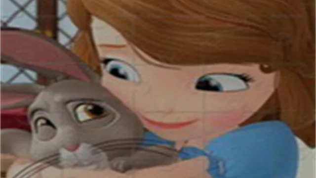 Sofia And Animals Jigsaw Puzzle