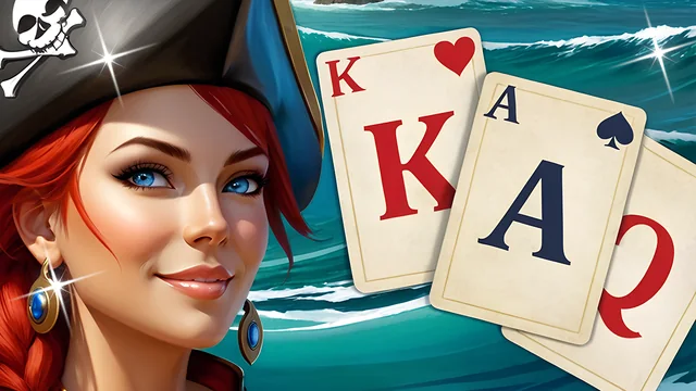 Solitaire Klondike - Treasure Island game thumbnail