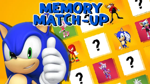 Sonic Memory Match Up