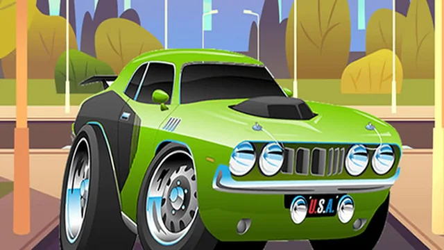 Speedy Muscle Cars Jigsaw