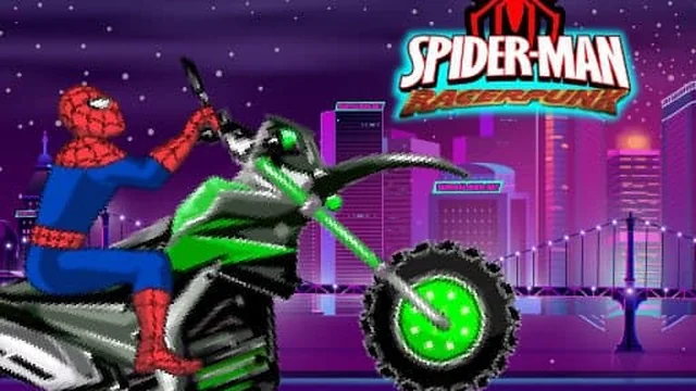 Spiderman Moto Racer game thumbnail