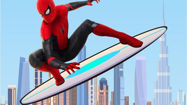 Spiderman Skateboarding game thumbnail