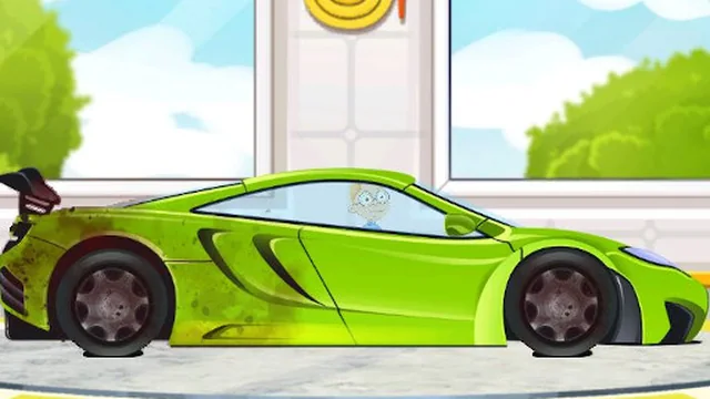 Sports Car Wash 2D