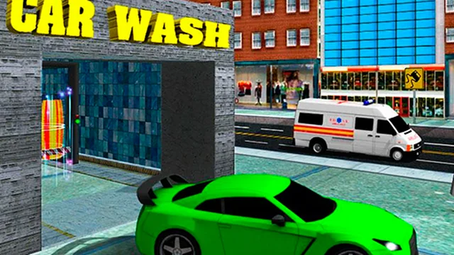Sports Car Wash Gas Station game thumbnail