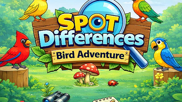 Spot Differences Bird Adventure