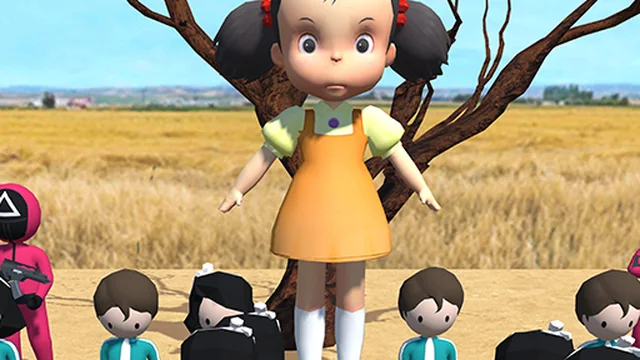 Squid Doll - Red Light Green Light