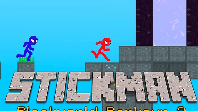 Stickman Blockworld Parkour 2