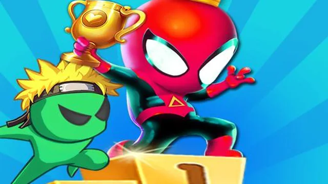 Stickman Fall Guys: Running Race