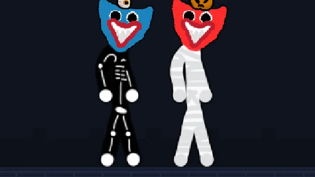 Stickman Huggy Spooky Holiday