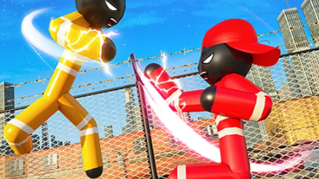 Stickman Police VS Gangsters Street Fight