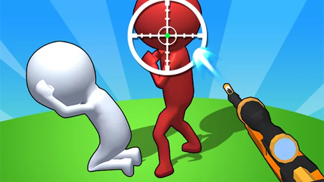 Stickman Sniper Western Gun