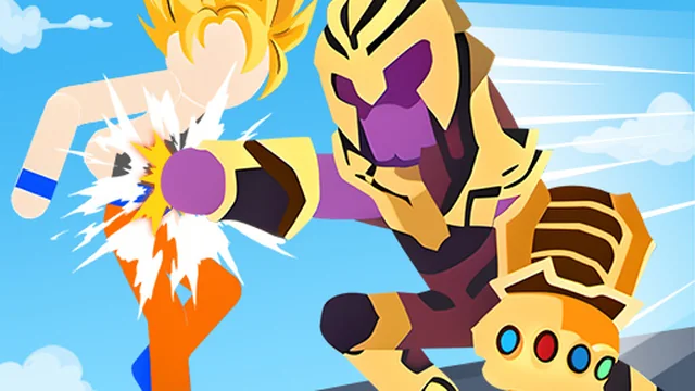 Stickman Warriors Superhero Fight