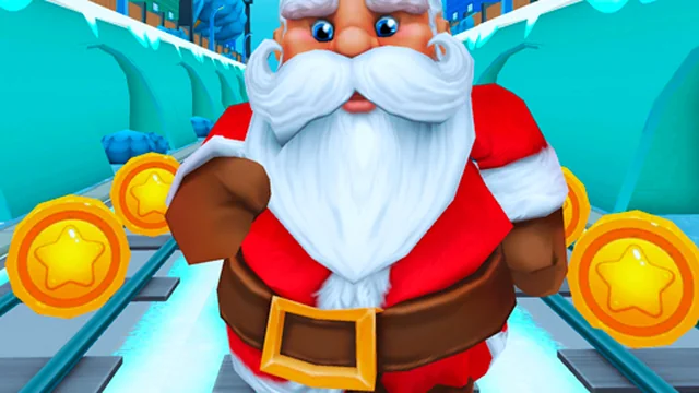 Subway Santa Runner Christmas