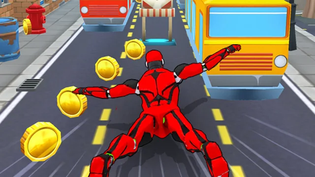 Subway Superhero Robot Endless Run