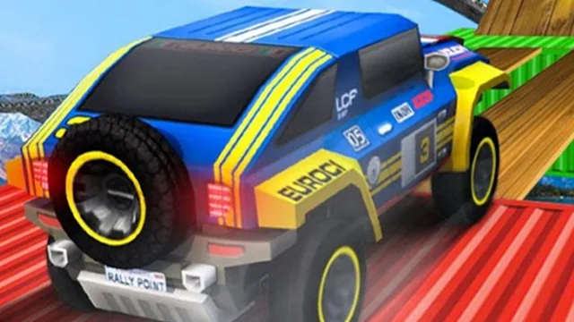 Super Jeep Mega Ramp Driving game thumbnail
