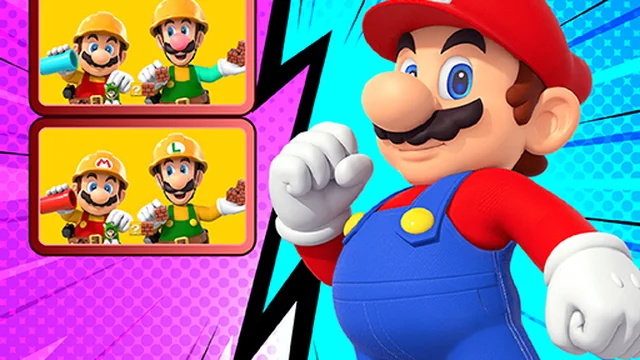 Super Mario Differences Puzzle