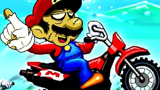 Super Mario Halloween Wheelie game thumbnail