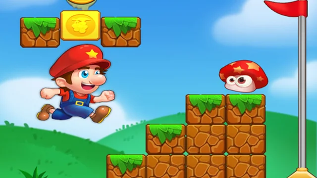 Super Mario jungle run game thumbnail