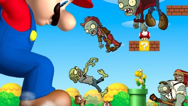 Super Mario Shooting Zombie