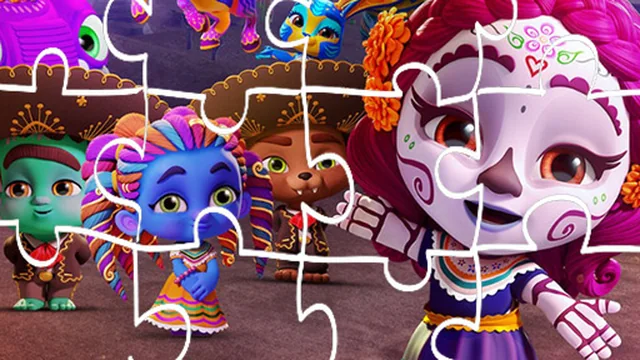 Super Monster Halloween Jigsaw Game