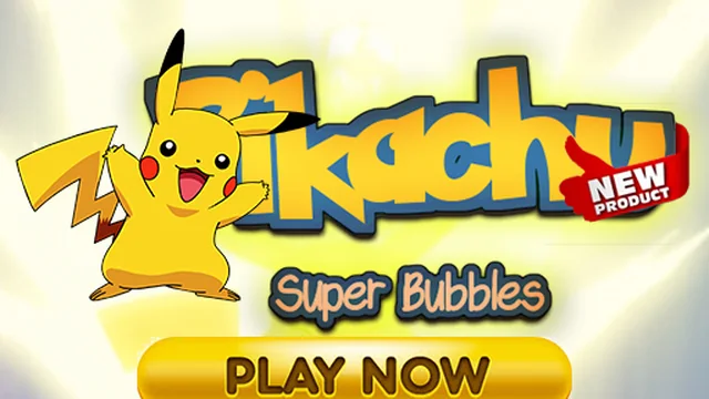 Super Pikachu Bubbles