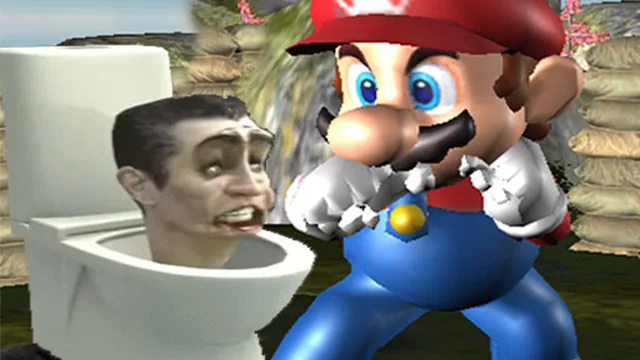 Super Spy Mario VS Skibidi Toilet