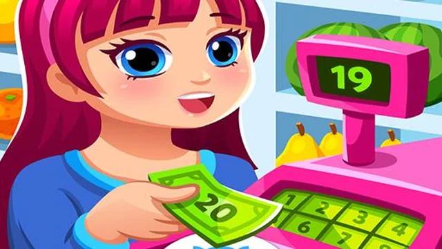 Supermarket Game help mom with the shopping