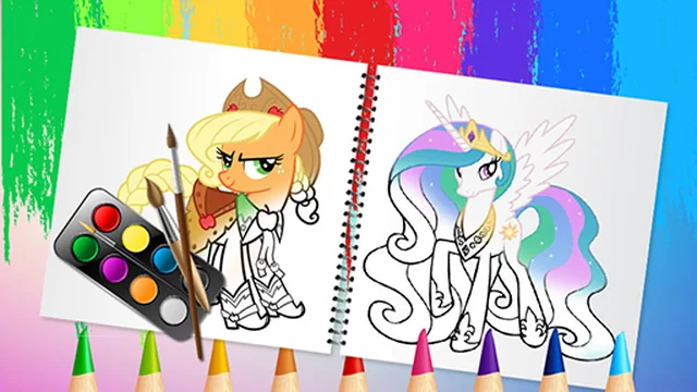 Sweet Pony Coloring Book