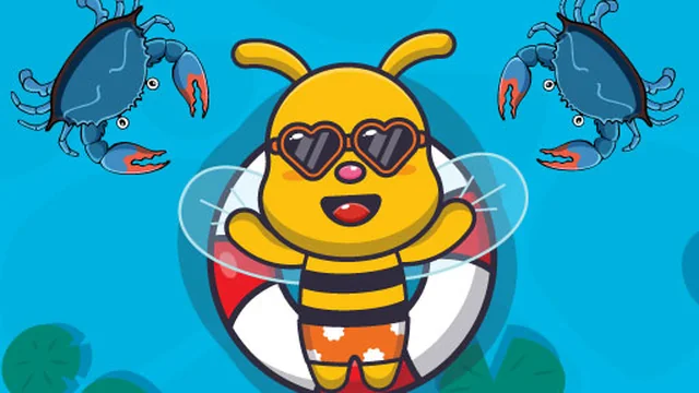 Swimming Bee