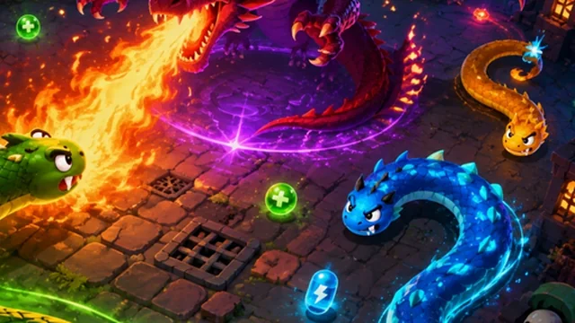 Tailoff.io: Snake Dragon Arena