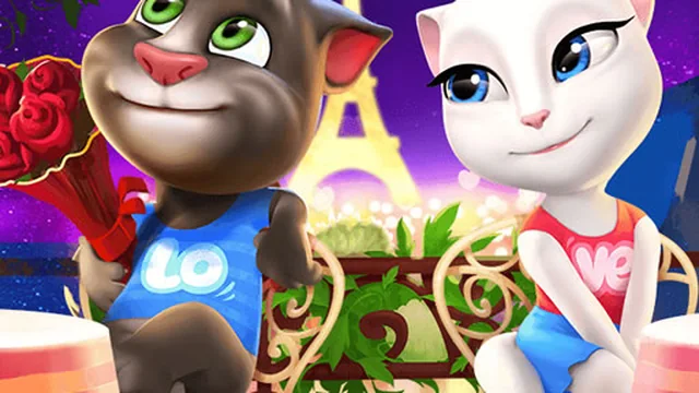Talking Tom and Angela Coloring