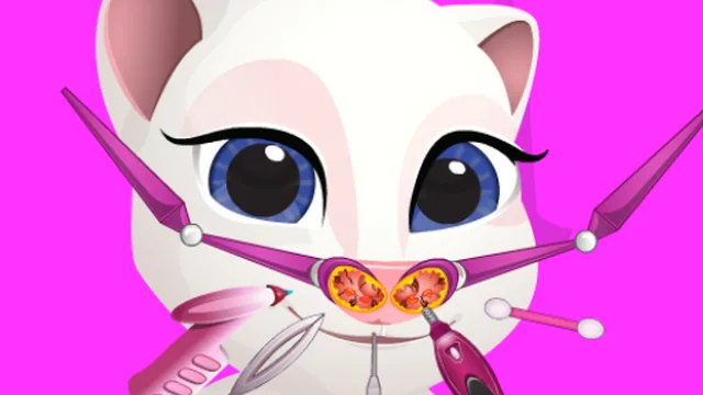Talking Tom Angela Nose Doctor