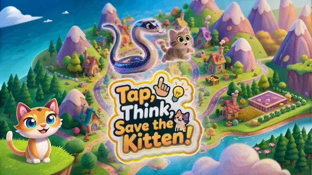 Tap, Think, Save the Kitten! game thumbnail