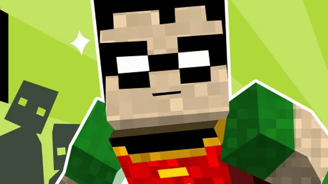 teen titans go minecraft teenage runner 3d