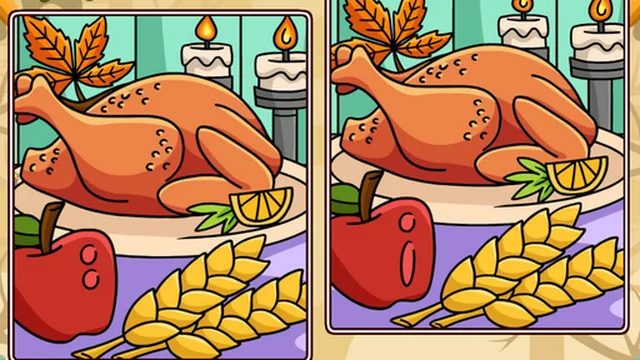 Thanksgiving Spot The Differences