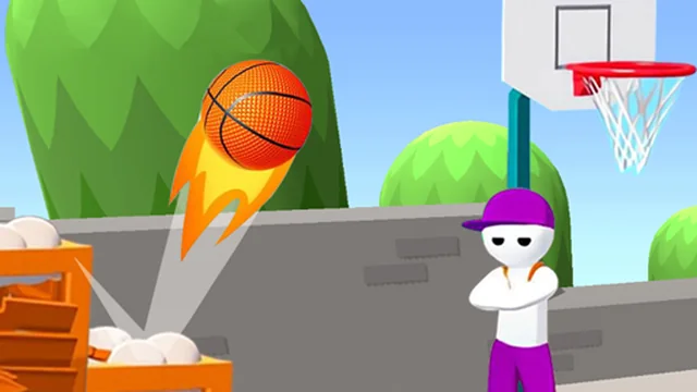 The ball bounces
