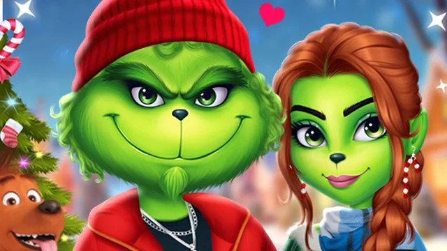 The Grench Couple Holiday Dress up