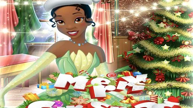 Tiana Princess Xmas DressUp