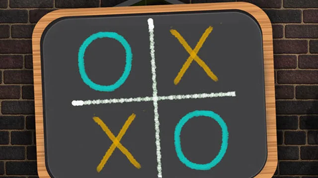 Tic Tac Toe Blackboard game thumbnail