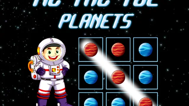 Tic Tac Toe Planets game thumbnail