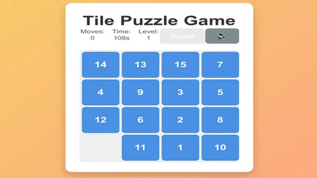 Tile Puzzle Game