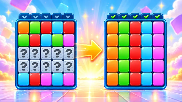 Tile Sort: Color Columns