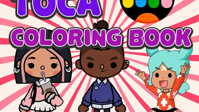 Toca Life Coloring Book